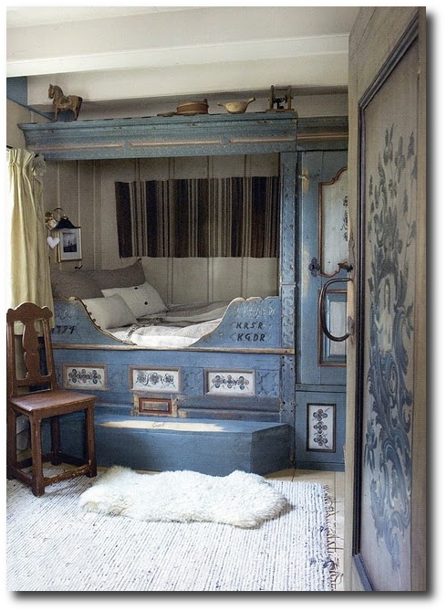 Scandinavian style bed