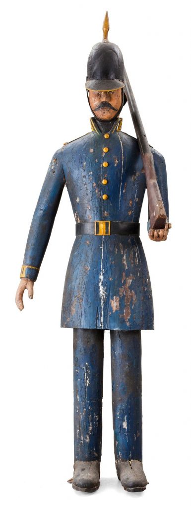 Swedish 19th century wooden soldier