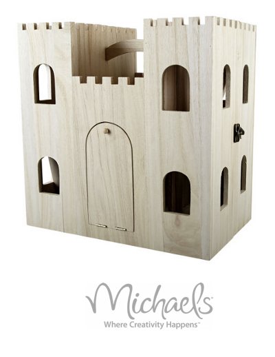 artminds™ wood castle dollhouse Michaels