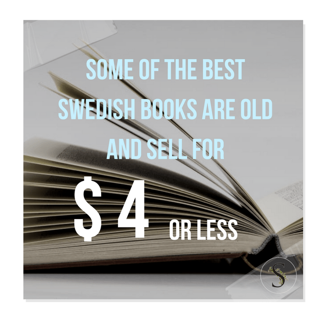 Some Of The Best Swedish Books Are Old And Sell For $4 Dollars Or Less