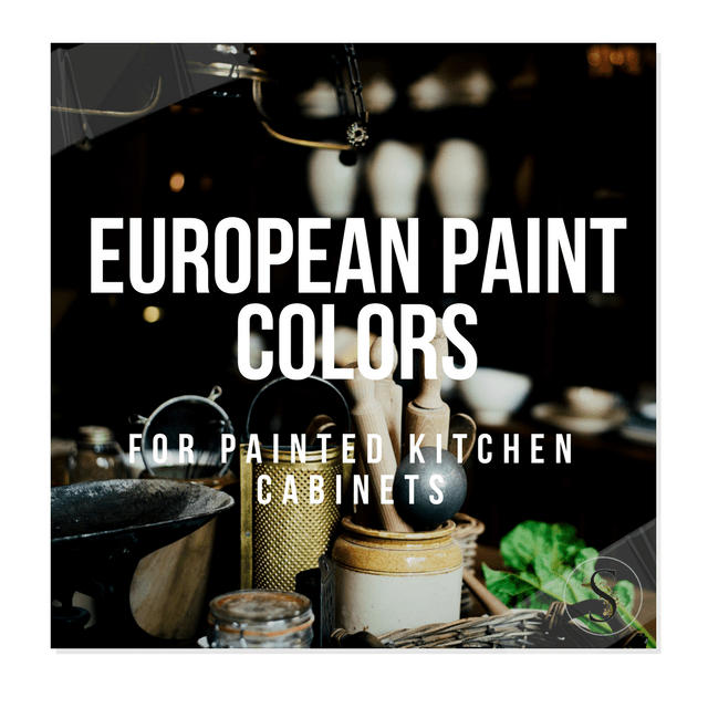 Stunning European Paint Colors For Painted Kitchen Cabinets