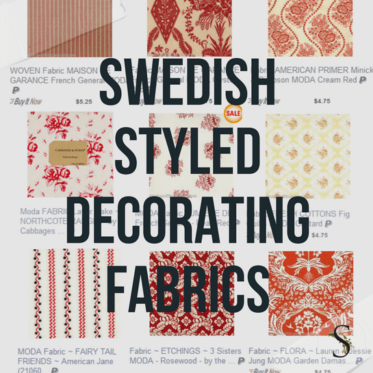 Swedish Styled Decorating Fabrics