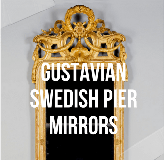 Gustavian Swedish Pier Mirrors From Mallett Antiques