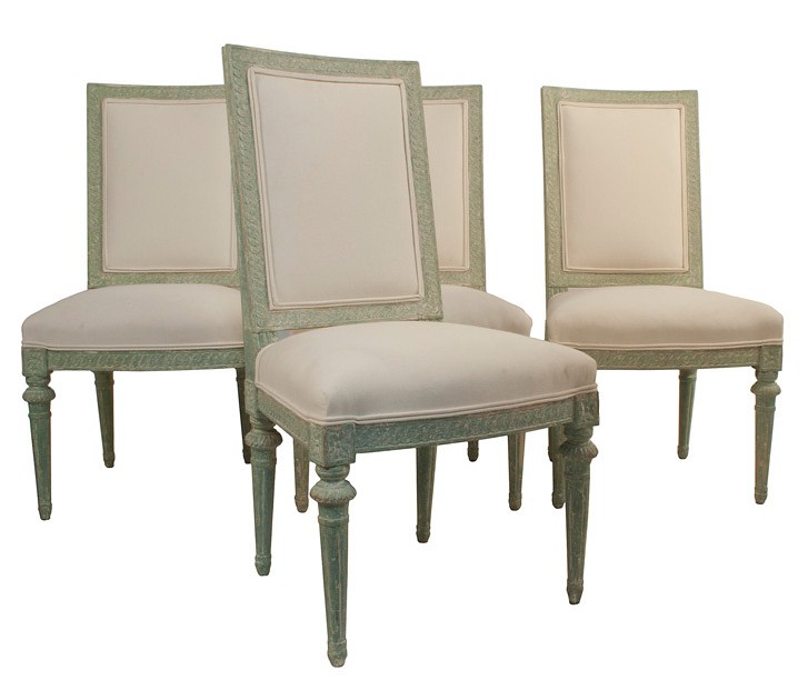 Swedish Gustavian Dining Chairs, Gustavian Dining Chairs Uk