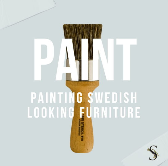 Painted Console Tables- Swedish Faux Finishes