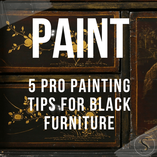 5 Pro Painting Tips For Black Furniture