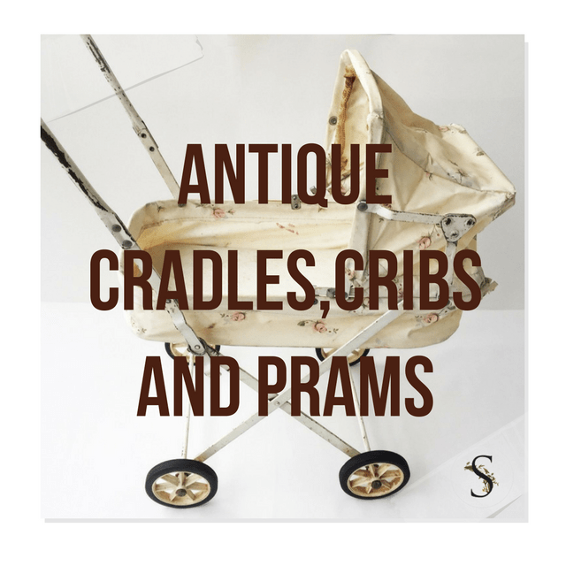 Antique Cradles,Cribs And Prams