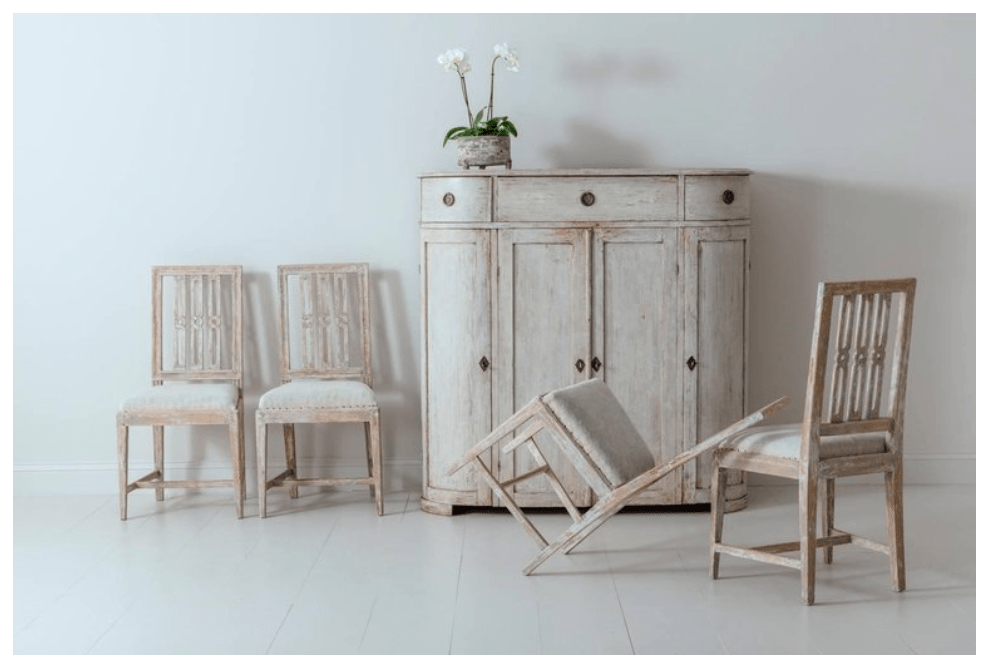 Expect To See More Warm Grays, Blues And Creams In Gustavian Decorating