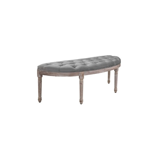 $150 – Swedish Inspired Tufted Upholstered Bench