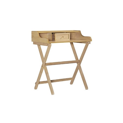 $126 – Natural Wood Folding Desk ( Rustic Country Decorating )