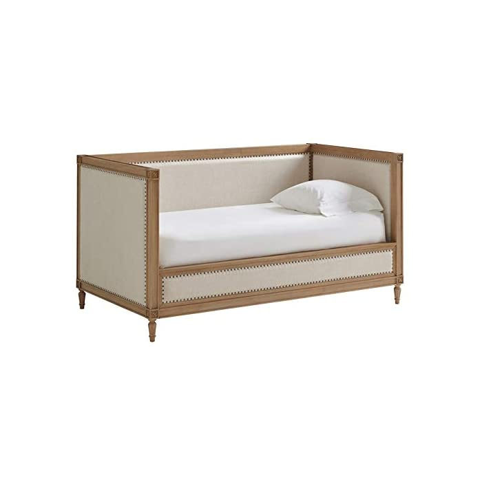 $680 – French Louis XVI Natural Nail Head Trim Daybed